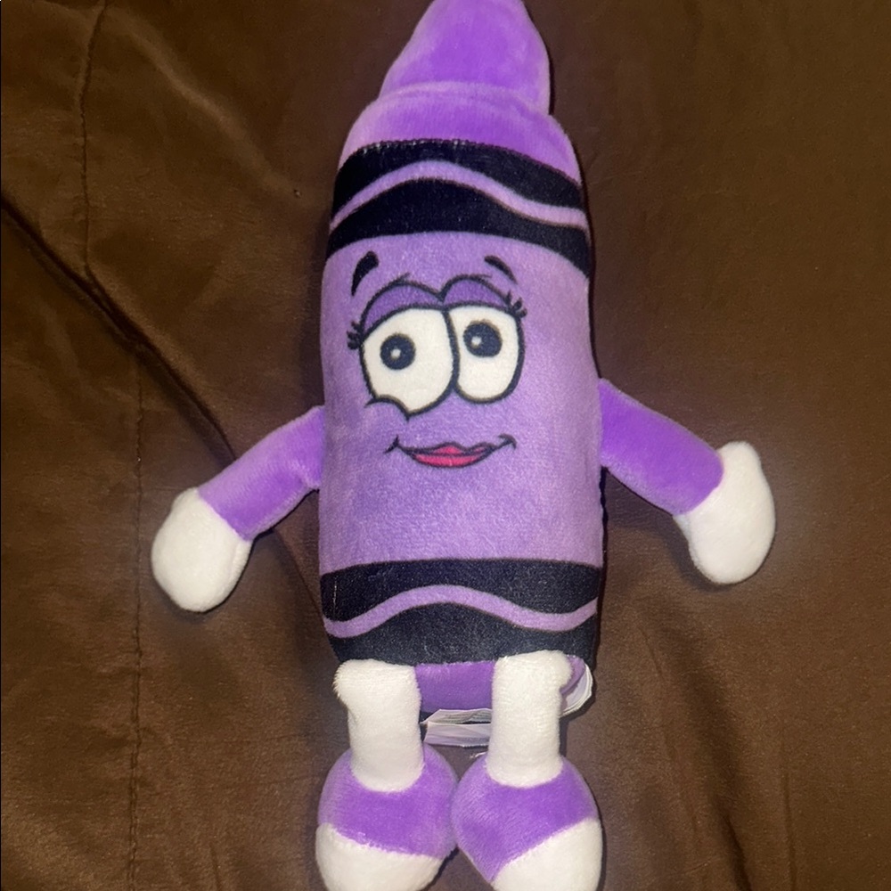 Purple Crayon Plush Toy